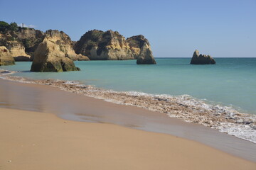 Cliffs In the Algarve, Portugal