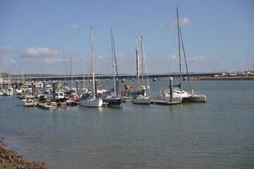 Fototapeta premium boats in marina of Portimao
