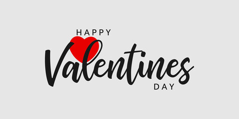 Valentines day typography text. Valentine. Background with red heart pattern and text. Vector illustration