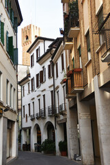 Fototapeta na wymiar Street in the old city, Italy