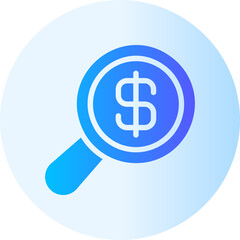 search gradient icon