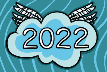 2030 Happy New Year logo text design. 2030 number design template. Brochure design template