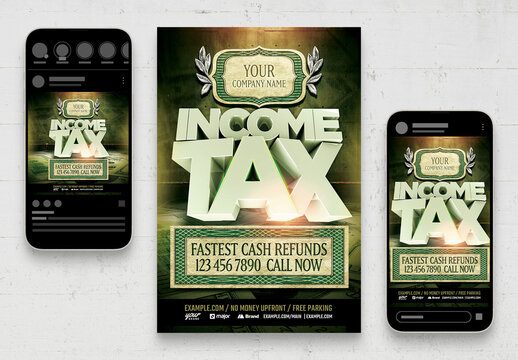Income Tax Accountant Service Flyer