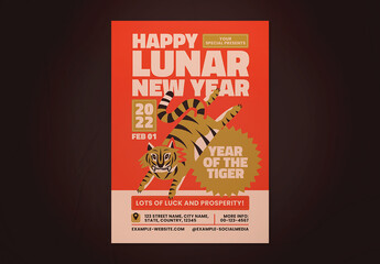 Traditional Lunar New Year Flyer