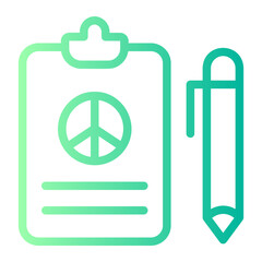 petition gradient icon