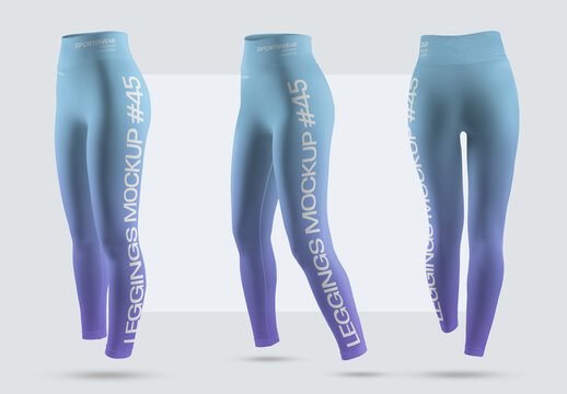 3 Mockups Fitness Leggings