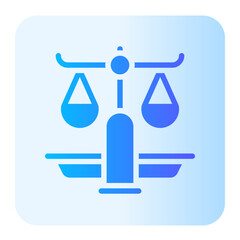 justice gradient icon