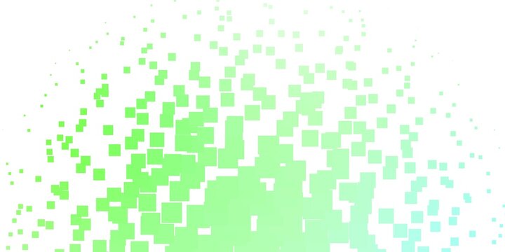 Light Green vector background with rectangles.