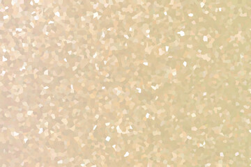 Delicate, soft, blurred mosaic crystal geometric shape texture background gradient pastel beige yellow white color.