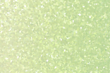 Delicate, soft, blurred mosaic crystal geometric shape texture background gradient pastel green mint white color.