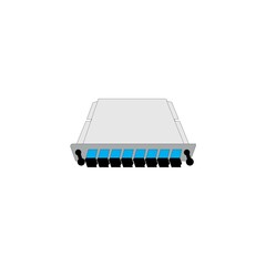 optic splitter plc design illustration