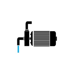 water pump machine design illustration