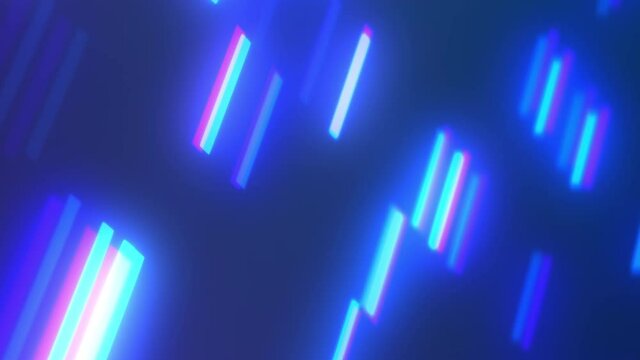 Geometric 3d render shower of decorative starry short lines. Digital waterfall made futuristic straight shapes with random repetition. Tears outer space falling in rays bright stars.