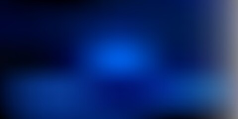 Dark blue vector blurred template.