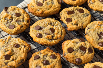 Homemade Tahini Chocolate Chip Cookies