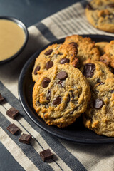 Homemade Tahini Chocolate Chip Cookies