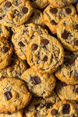 Homemade Tahini Chocolate Chip Cookies