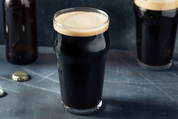 Refreshing Cold Irish Stout Beer