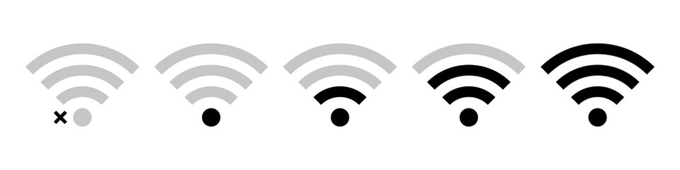Signal icon. Wifi Icon. Network icon, Vector illustration