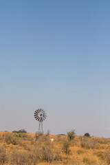 Wind pump in the Kalahari