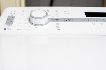 washing machine control panel