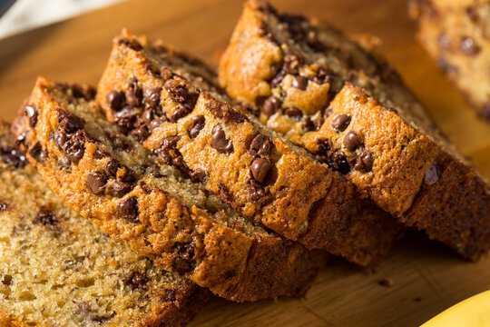 Homemade Chocolate Chip Banana Bread