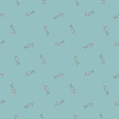 Lemon shark seamless pattern in scandinavian style. Marine animals background. Vector illustration for children funny textile.