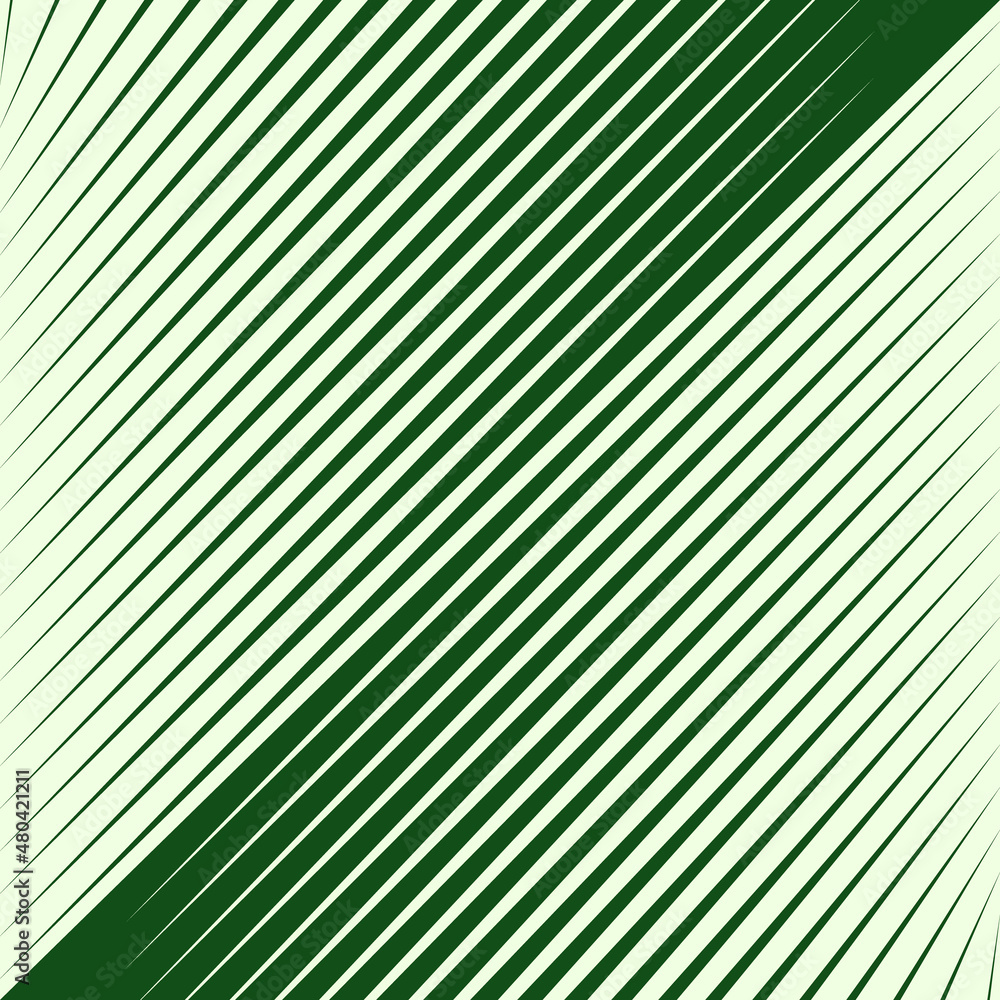 Poster abstract vector background with green diagonal lines and gradient.