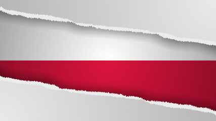 EPS10 Vector Patriotic background with Poland flag colors.