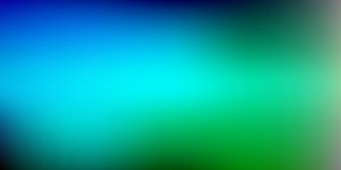 Light blue, green vector blur template.