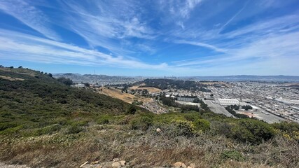 landscape of the mountains