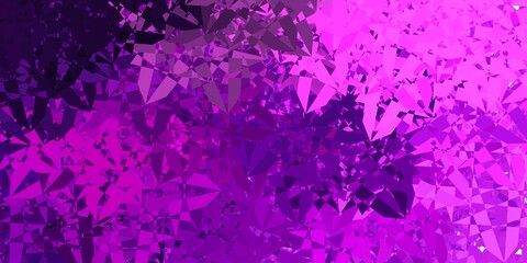 Light Red vector template with triangle shapes.