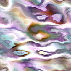 Obraz premium Bright marbled painterly abstract beach wear pattern. Seamless summer fashion organic clothing fluid ink design swatch. 