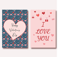 Valentine's day  Postal cards