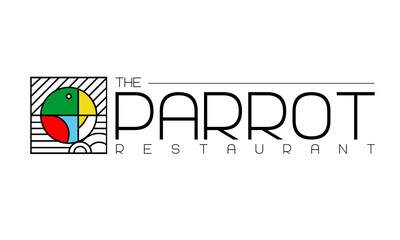 Logo de loro minimalista