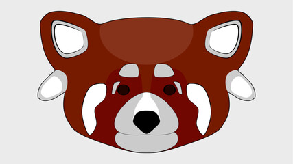 Vector Design of a Red Panda