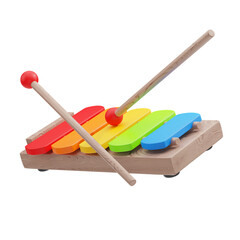 3D rendering, 3D illustration, Toy, wood toy, 3D toy	