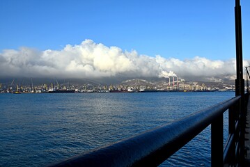 A walk along the pier on a late winter evening.