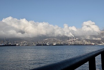 A walk along the pier on a late winter evening.