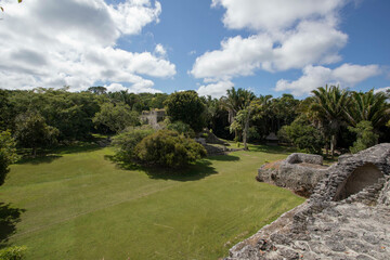 Naklejka premium Kohunlich Mayan Ruins in Mexico