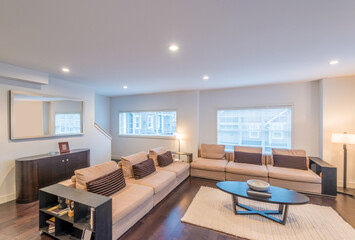 Interior design of a luxury living room
