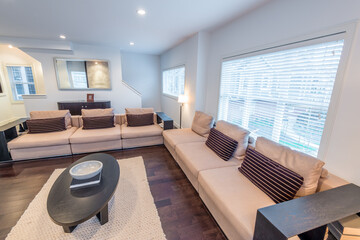 Interior design of a luxury living room