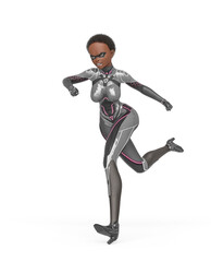 super girl is running late