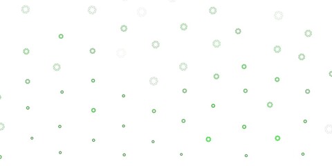 Light green vector texture with disks.