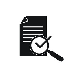 Audit icon in simple design. illustration