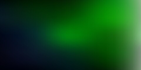 Dark green vector abstract blur texture.