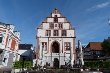 Fototapeta na wymiar Rathaus in Bad Salzuflen