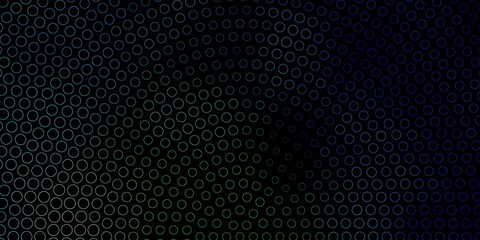 Dark Blue, Green vector backdrop with dots.