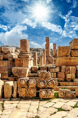 Roman archeological in Jerash