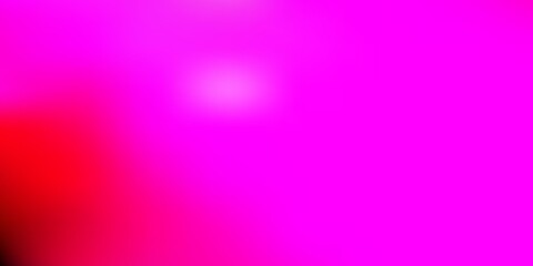 Dark purple, pink vector gradient blur backdrop.